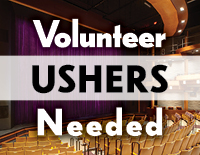 volunteer ushers needed